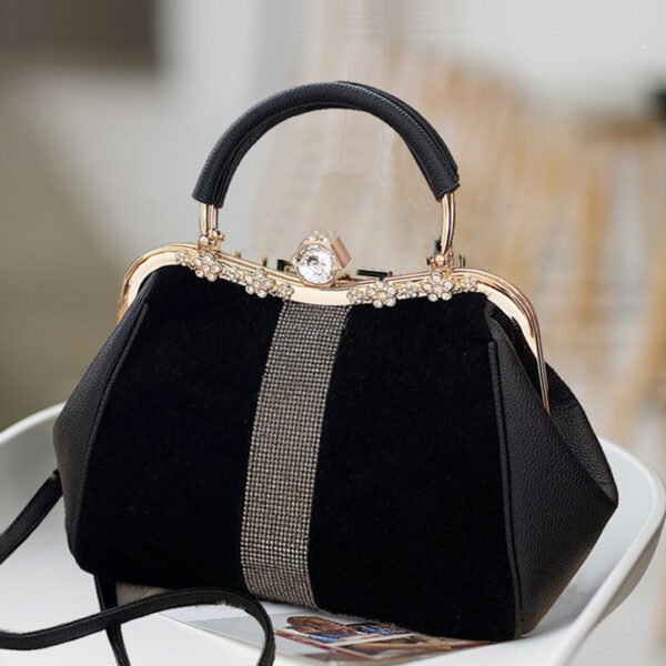 Glamorous Diamond-Infused Handbag